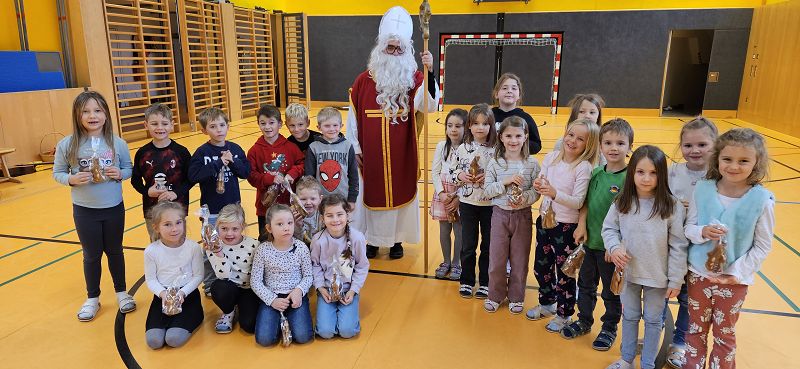 Der Nikolaus besucht uns