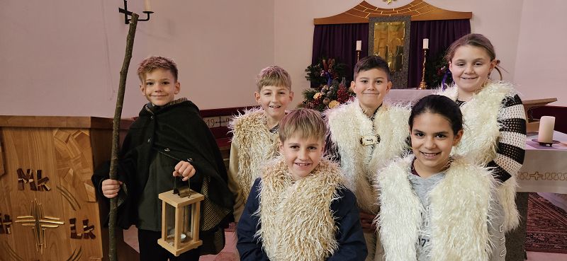 Weihnachtsgottesdienst – Hirten am Feuer